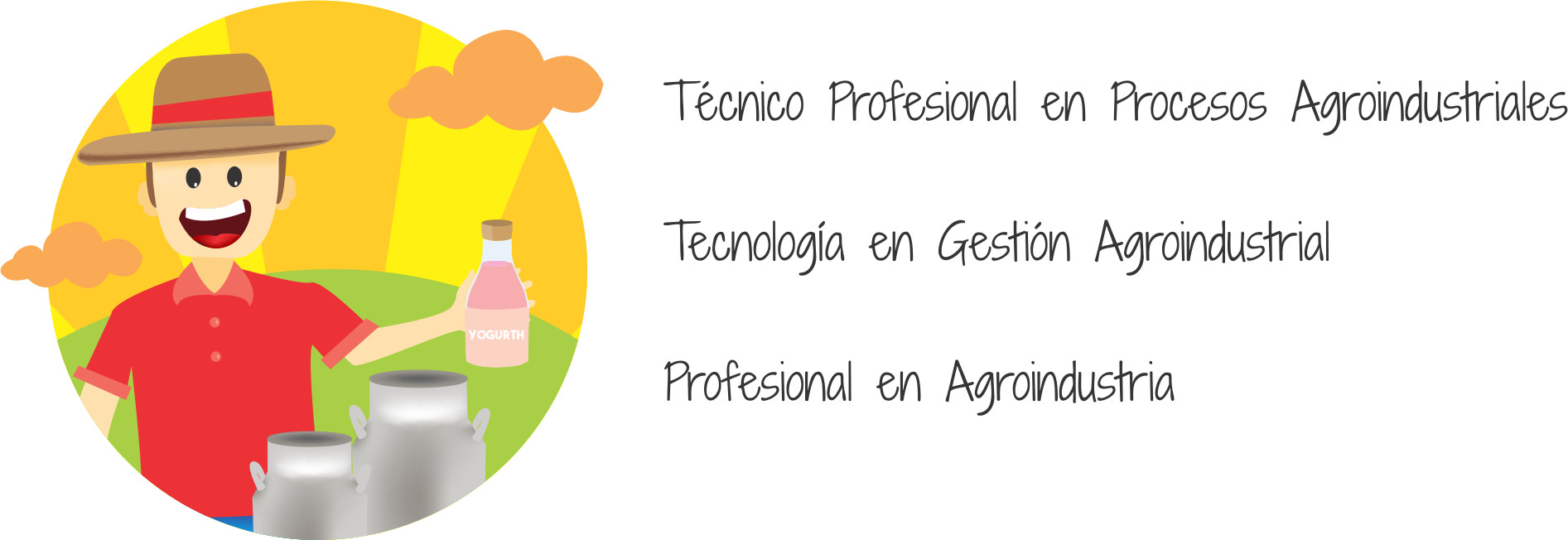 Profesional en Agroindustria en sus tres niveles
